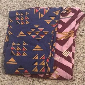 2 pair of LulaRoe TC leggings